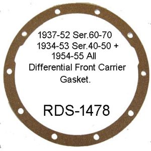 1934-1955 Buick Differential Front Carrier Gasket. RDS-1478