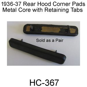 1936-1937 Buick All Ser. Rear Hood Corners. HC-367