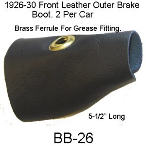 1929-1930 Buick Brake Arm Boot. Correct Clamps Available
