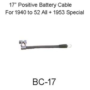 1940-1953 Buick. Positive Battery Cable 17". BC-17
