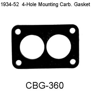 1932-1952 Buick Carburetor Base Gasket 4-Bolt Mounting
