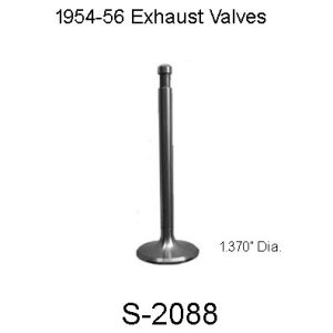 Exhaust Valve S‑2088 for all 1955–1956 Buick V‑8 engines.