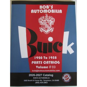 Bob's Sales Catalog For Buick Parts (Free W/Other Purchase)