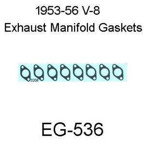 1953-1956 Buick V-8 Exhaust Manifold Gasket Set. EG-536