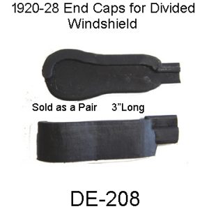 1920-1928 Buick Split Windshield End Cap Seals. DE-208