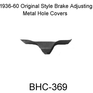 1936-1949 Buick Metal Brake Adjusting Hole Cover. BHC-369