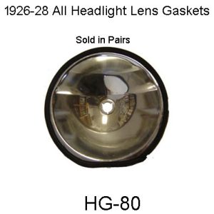 1926-1928 Buick Headlight Lens Gaskets. HG-80