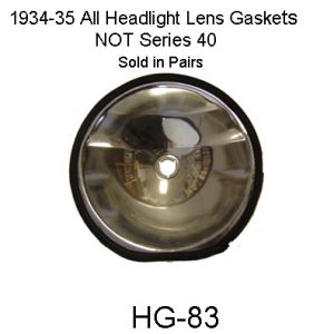 1934-1935 Buick Ser.50&60&90 Headlight Lens Gaskets. HG-83