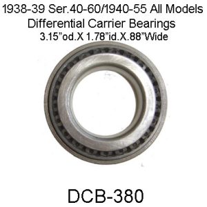 1938-1955 Buick Differential Carrier Bearings. DCB-380