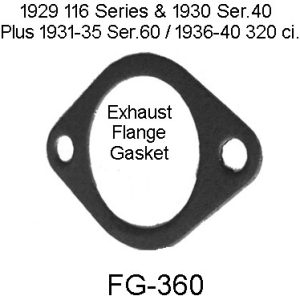 1936-1940 BUICK S.60-70-80-90 Exhaust Pipe To Manifold Gasket. FG-360