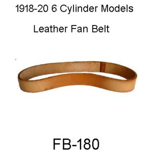 1918-1920 Buick Leather Fan Belt   6 Cyl. FB-180