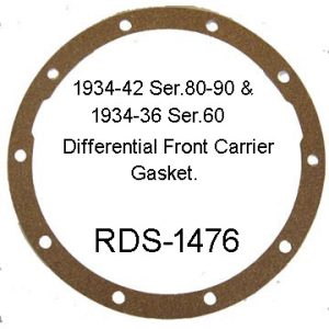 1934-1942 Buick Ser 80-90 Differential Front Gasket.  RDS-1476