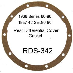 1936 S.60 &1936-1942 S.80-90 Buick Differential Rear Cover Gasket.RDS-342