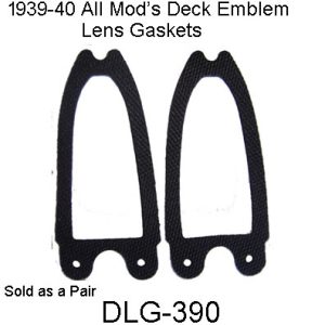 1939-1940 Buick Deck Emblem Lens Gaskets. DLG-390