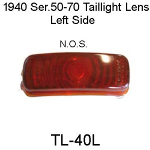 1940 Buick Ser. 50-70 Taillight Lens Left. TL-40L