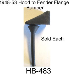 1948-1953 BUICK Hood To Fender Flange Bumper.  HB-483