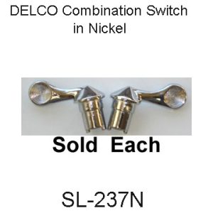 1923-1927 Buick Switch Lever Nickle Finish. SL-237N
