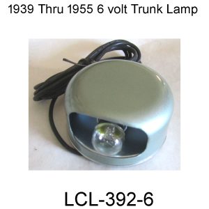 1932-1952 GM Trunk Lid Lamp ( 6-Volt ). LCL-392-6