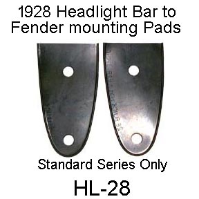 1928 Buick Standard Mod's Headlight Pad.  HL-28