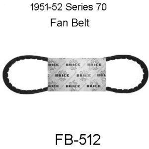 1951-1952 BUICK  S.70 Fan Belt  FB-512