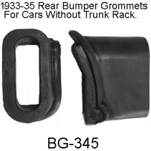 1933-1935 Buick Bumper Grommets Rear With"No Trunk Rack" BG-345