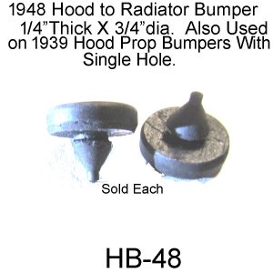 1939 Buick Hood Prop End Bumper. HB-48