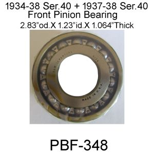 1934-1938 Buick S.40-60 Front Pinion Bearing.  PBF-348