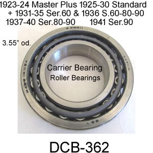 1923-1940 Buick Many Differential Carrier Bearing. DCB-362