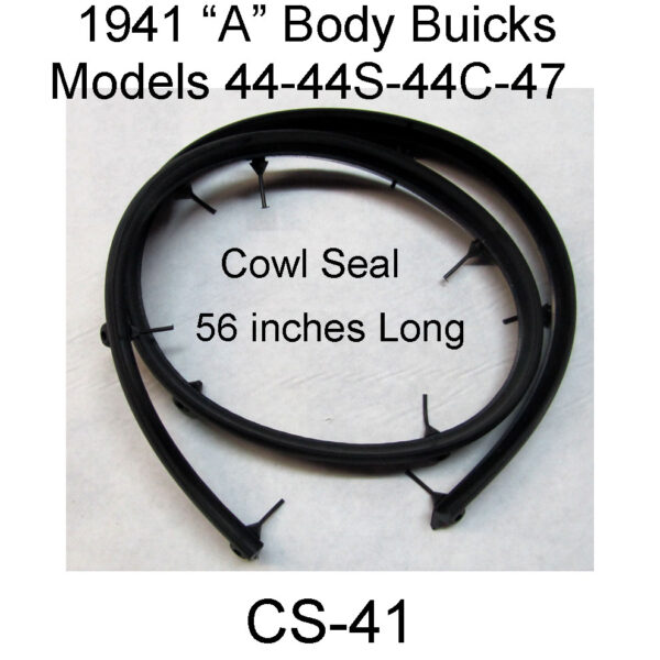 1941 BUICK  M.44-44S-44C-47.Cowl To Hood Seal  CS-41