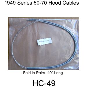 1949 Buick ALL Hood Release Cables. HC-49