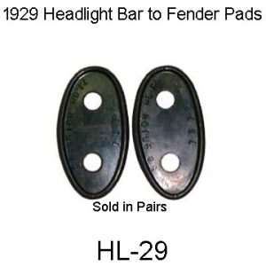 1929 Buick All Headlight Pads.  HL-29