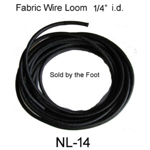 1/4"ID. Fabric Wire Loom. NL-14