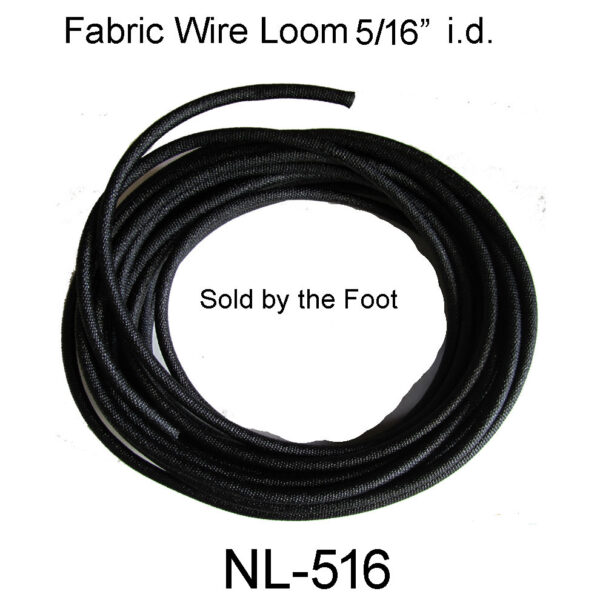 5/16"ID. Fabric Wire Loom. NL-516