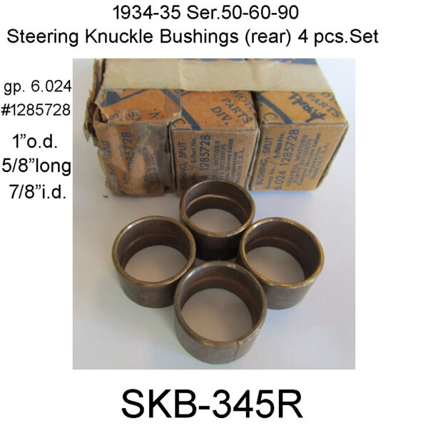 1934-35 Ser.50-60-90 Steering Knuckle Bushings. SBK-345R