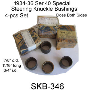 34-36 Ser.40 Steering Knuckle Bushing Set. SBK-346