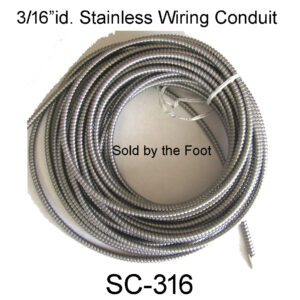 3/16" id. Stainless Wire Conduit. SC-316