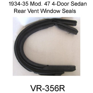 1934-35 Mod.47 4 Door rear vent Seals. VR-3456R
