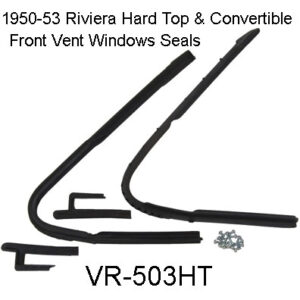 1950-53 Ser.50-70 Hard Top & Convertible Ft. vent seals. VR-503HC