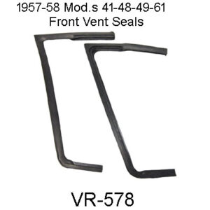 1957-58 Ser.40-60 Some Models Front Vent Seals. VR-578