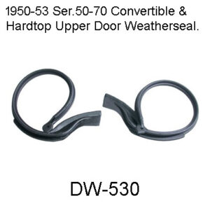 1950-53 Super/Roadmaster Convert./HT. Door Weatherseal. DW-530