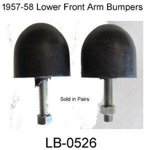 1957-60 Lower Front Arm Bumpers. LB-0526