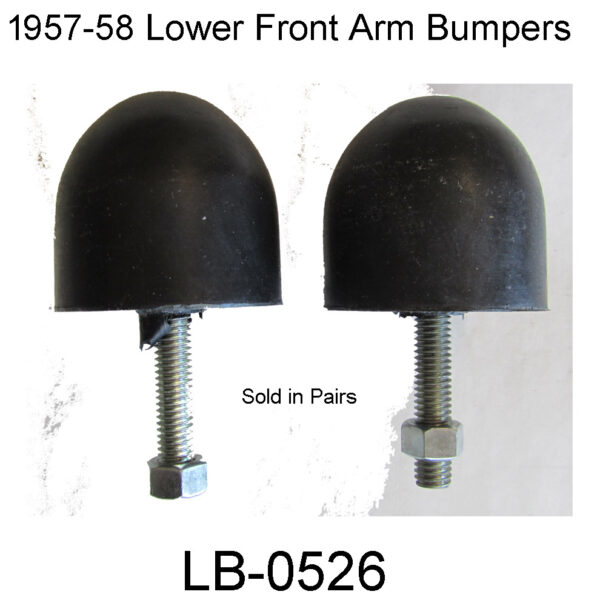 1957-60 Lower Front Arm Bumpers. LB-0526