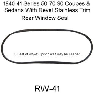 1940-41 Ser. 50-70-90 Coupes & Sedans w/molding. RW-41