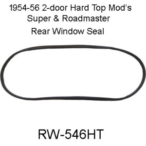 1954-56 2-door Hard Top Super & Roadmaster RR.Window Seal.