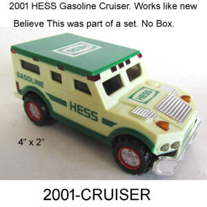 2001 HESS Gasoline Cruiser w/lights