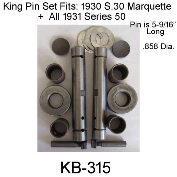 1930 Marquette & 1931 Ser.50 King Pin Set. KB-315