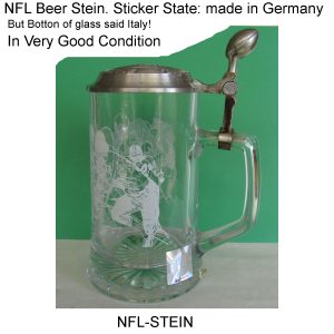 NFL Beer Stein. NFL-STEIN