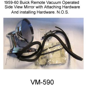 1959-1960 Accessory Vacuum Operated Side View Mirror. VM-590