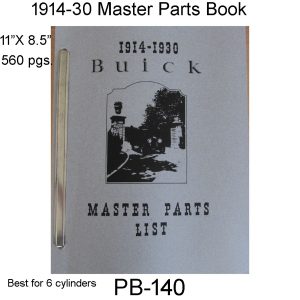 1914-1930 Parts Book 560 pgs. PB-140
