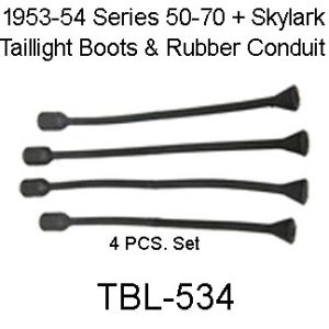 1953-1954 BUICK Ser.50-70-SKY Taillight Boots& Hoses. TLB-534